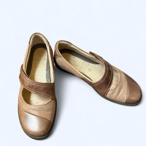Spring step Elegant Tan Leather Women's Shoes